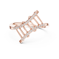 Modern Art Diamond Ring