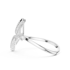 Modern Art Diamond Ring
