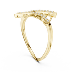Modern Art Diamond Ring