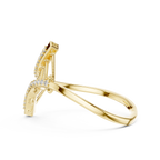 Modern Art Diamond Ring