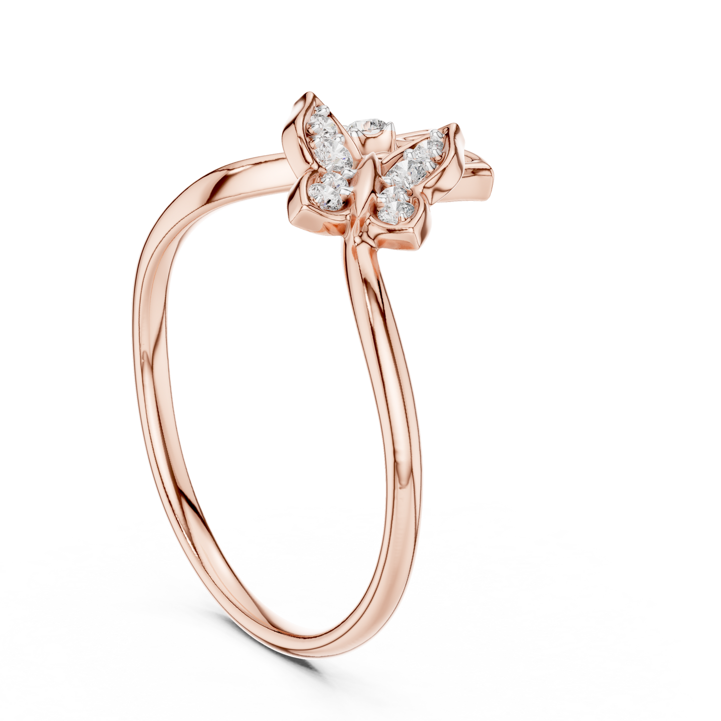Sparkling Nature Inspired Ring