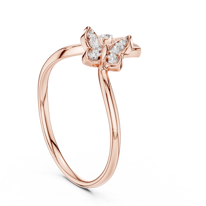 Sparkling Nature Inspired Ring