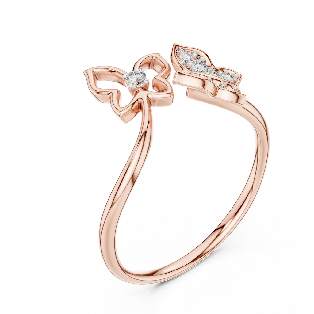 Sparkling Nature Inspired Ring