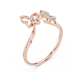 Sparkling Nature Inspired Ring