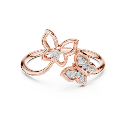 Sparkling Nature Inspired Ring