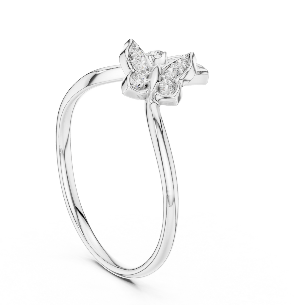 Sparkling Nature Inspired Ring