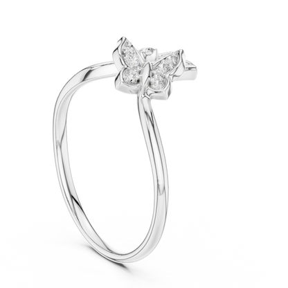 Sparkling Nature Inspired Ring