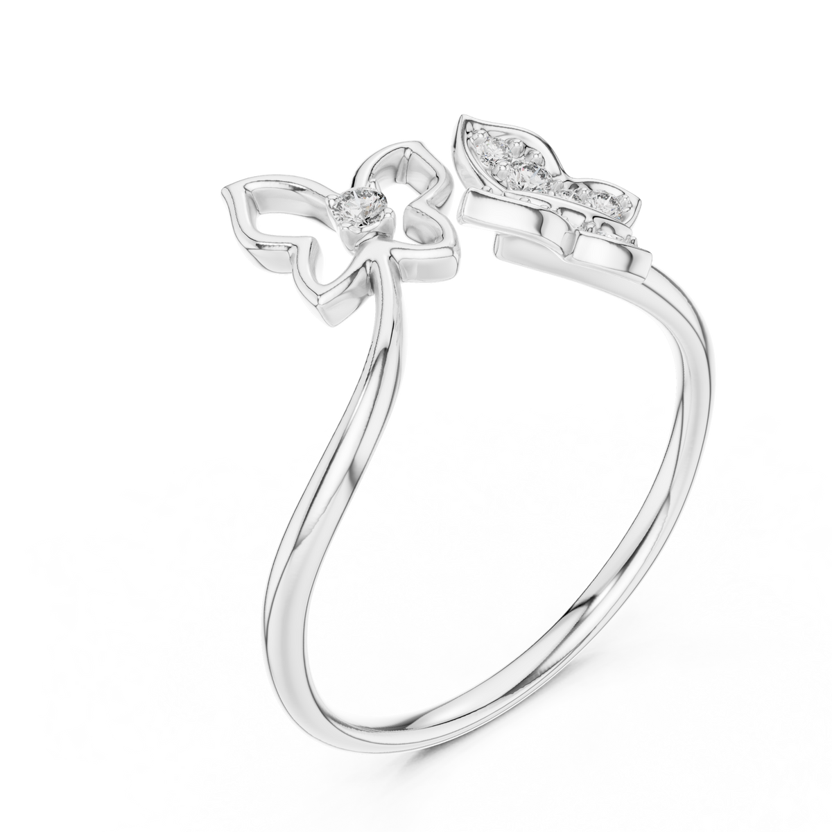 Sparkling Nature Inspired Ring