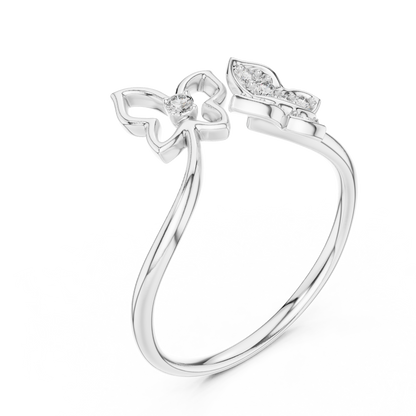 Sparkling Nature Inspired Ring