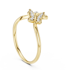 Sparkling Nature Inspired Ring
