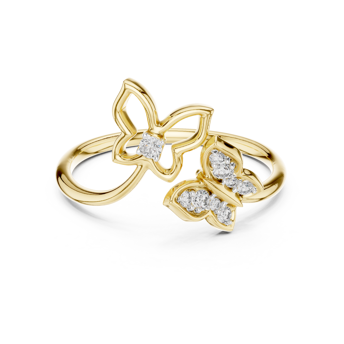 Sparkling Nature Inspired Ring