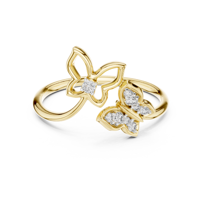 Sparkling Nature Inspired Ring