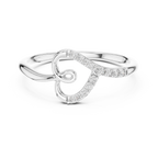 Romantic Gold Heart Ring