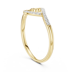Romantic Gold Heart Ring