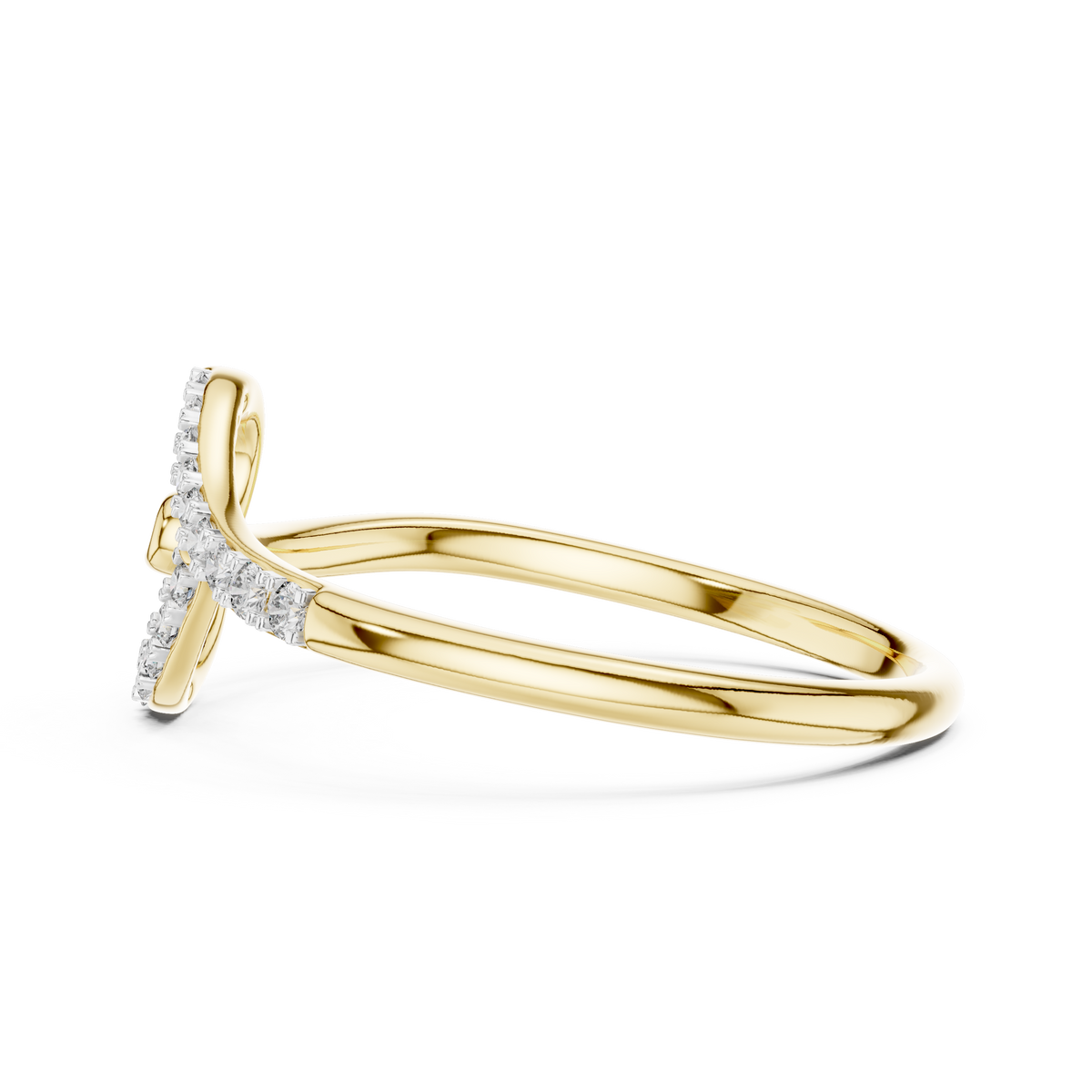 Romantic Gold Heart Ring