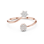 Luxe Twin Bloom Diamond Ring