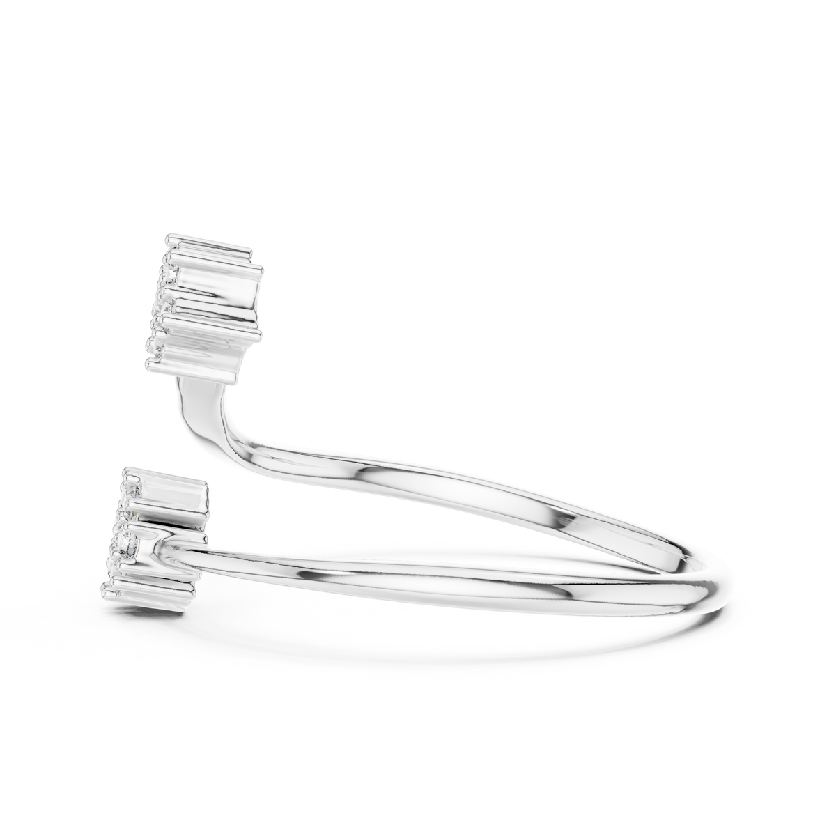 Luxe Twin Bloom Diamond Ring