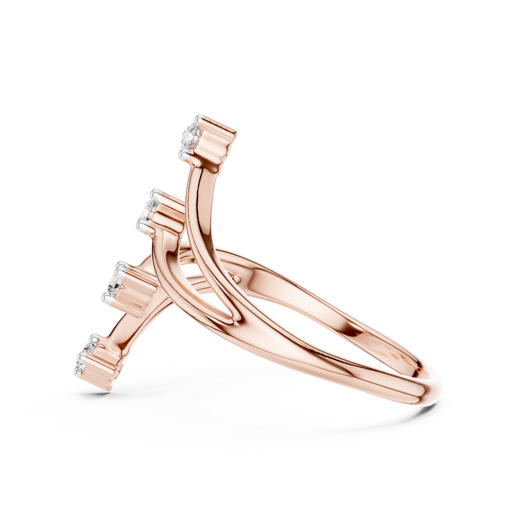 Twinkling Galaxy Gold Ring