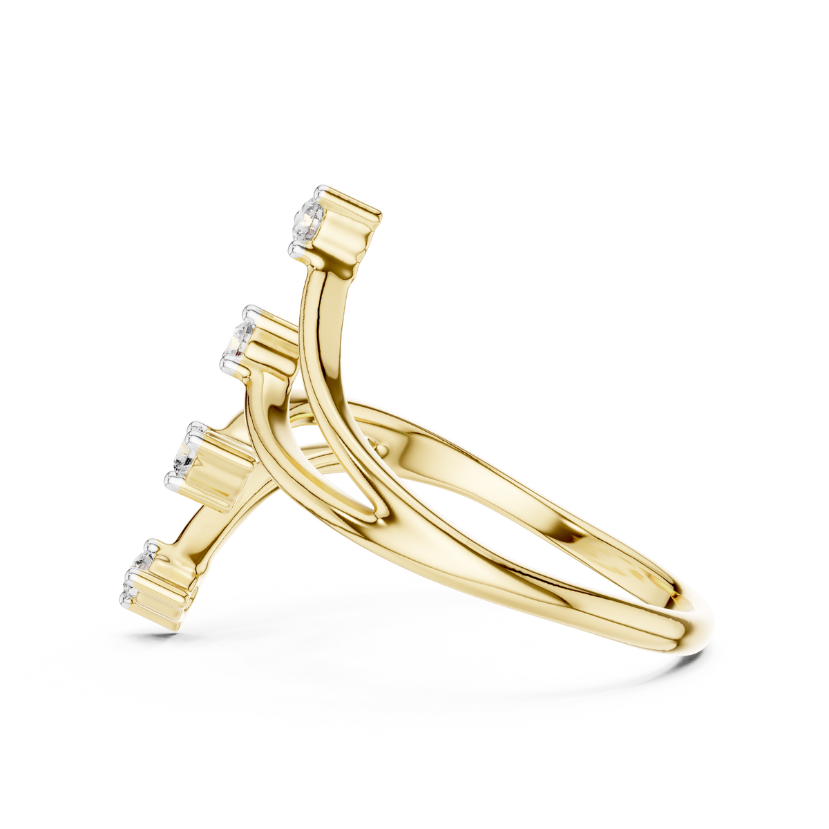 Twinkling Galaxy Gold Ring