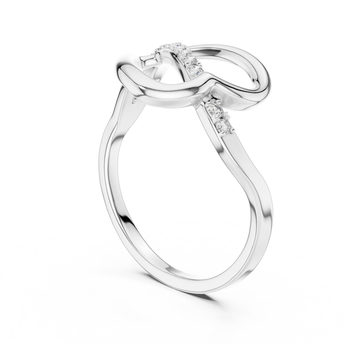 Elegant Open Loop Ring
