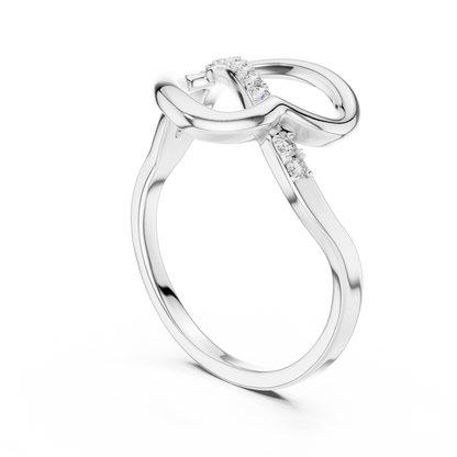 Elegant Open Loop Ring