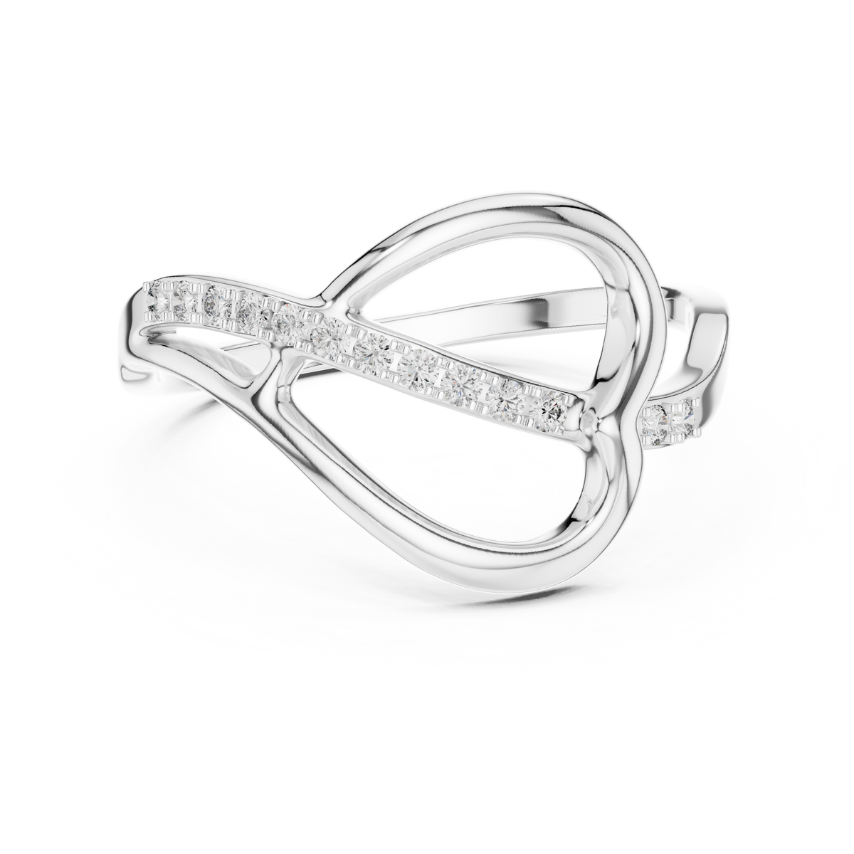 Elegant Open Loop Ring