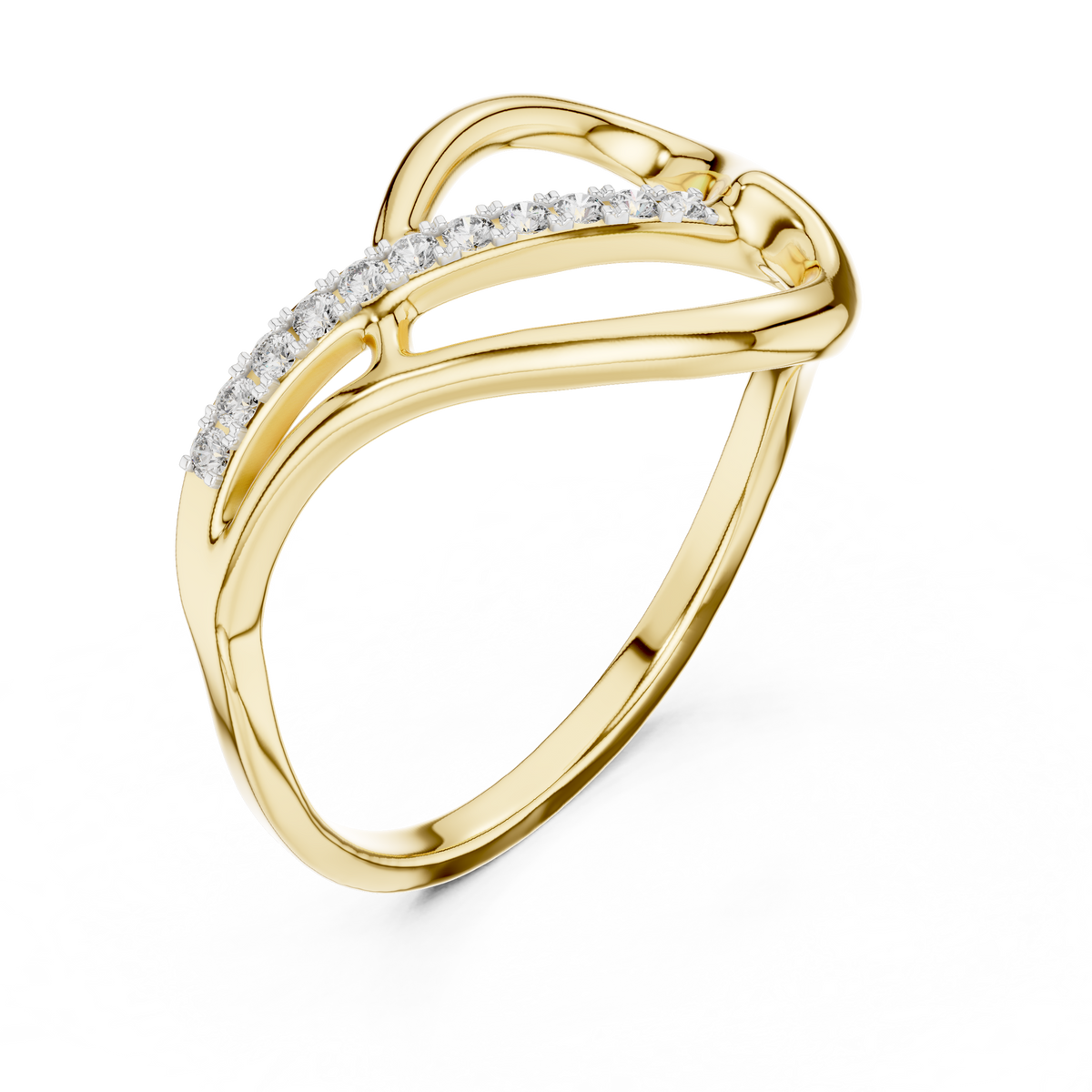 Elegant Open Loop Ring