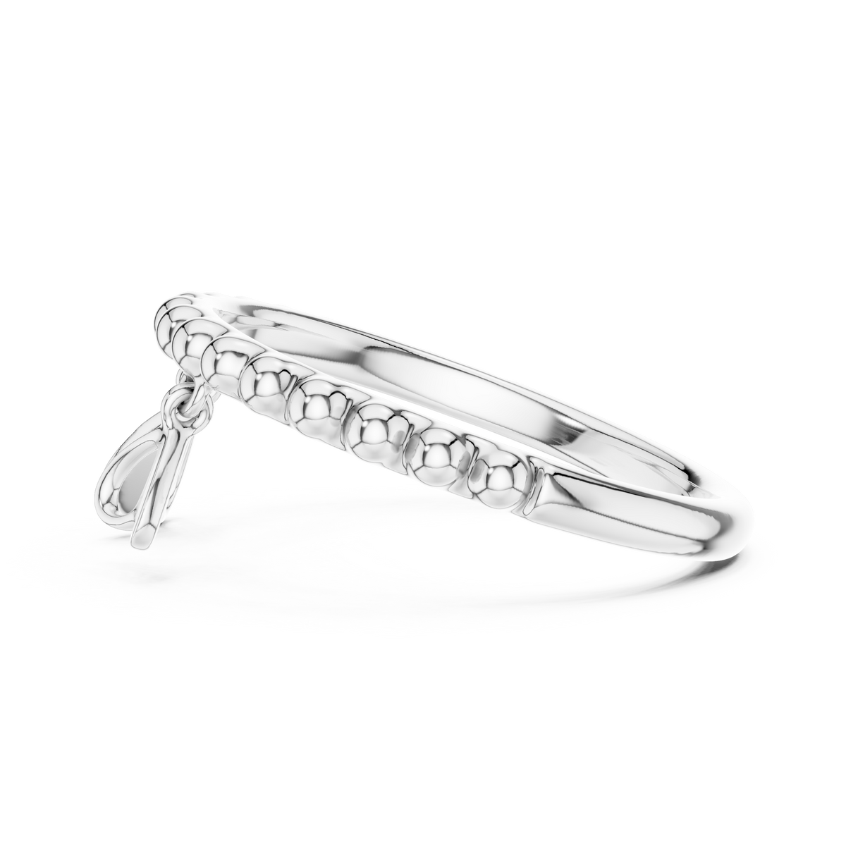 Elegant Dual Heart Dangle Ring