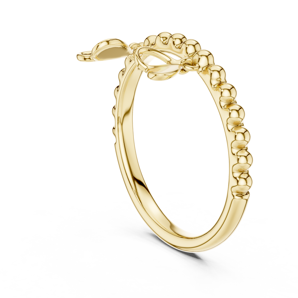 Elegant Dual Heart Dangle Ring