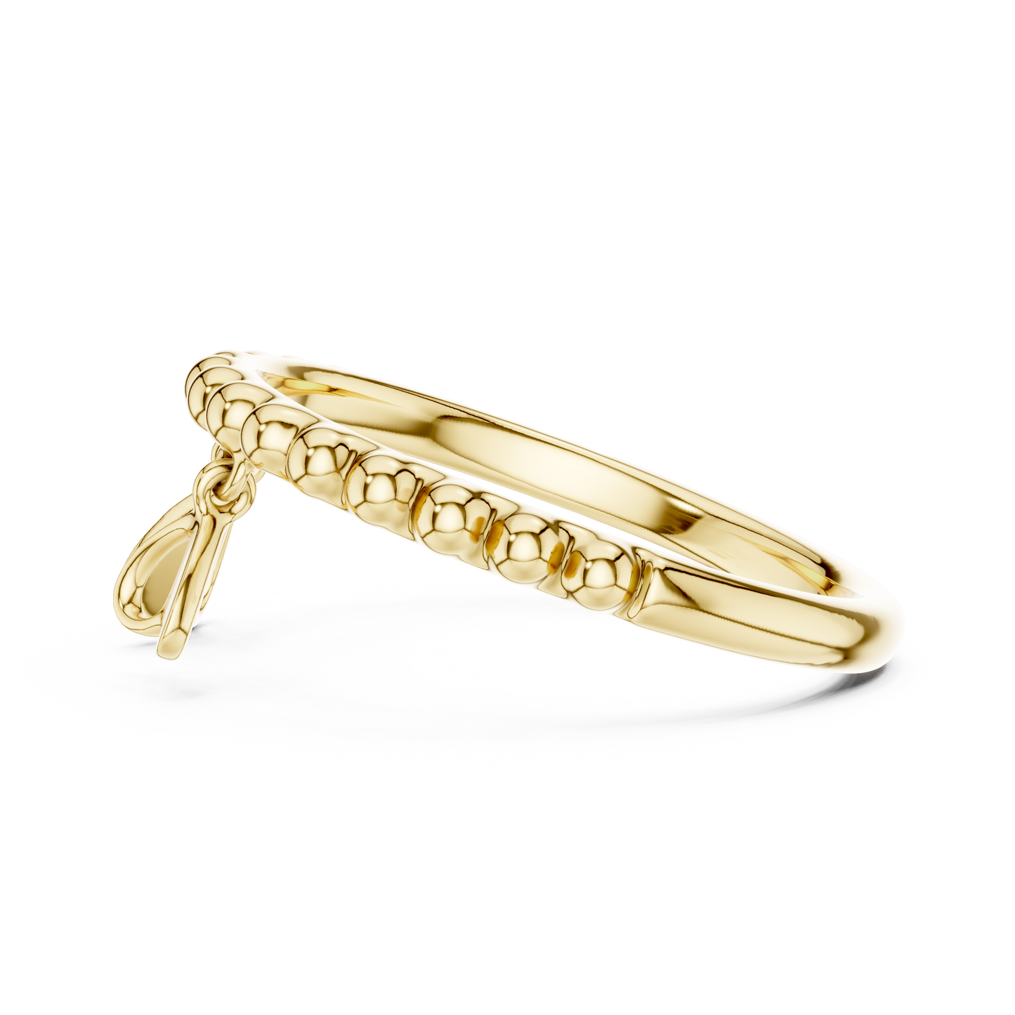 Elegant Dual Heart Dangle Ring