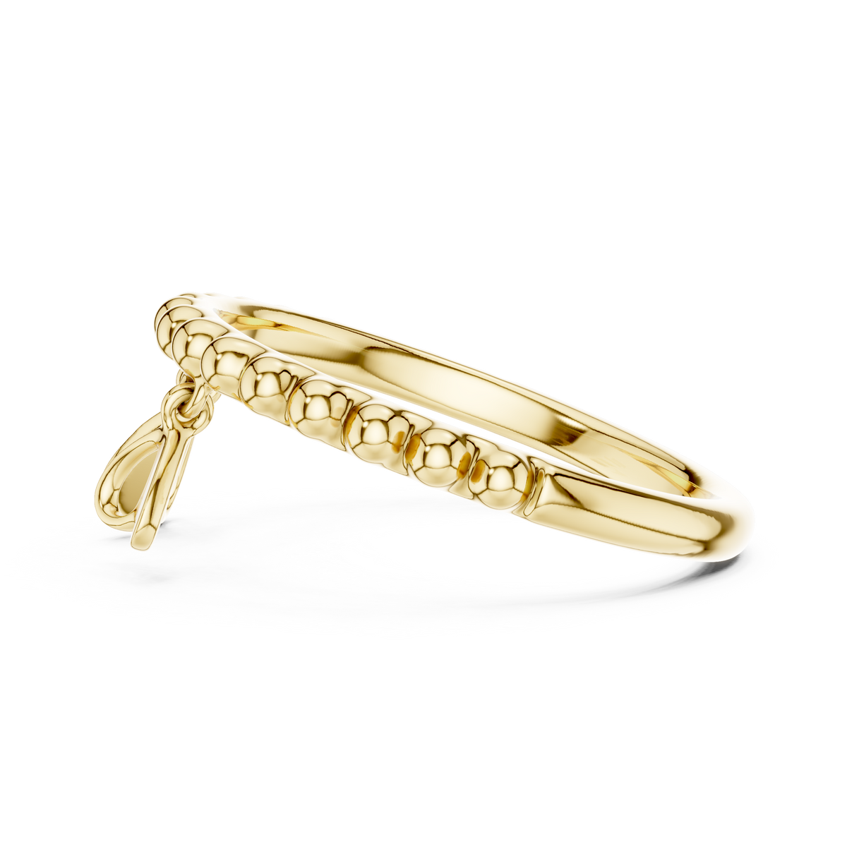 Elegant Dual Heart Dangle Ring