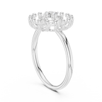 Radiant Sunflower Diamond Ring