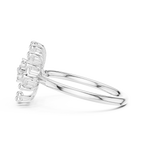 Radiant Sunflower Diamond Ring