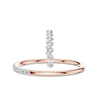 Golden Halo Diamond Ring