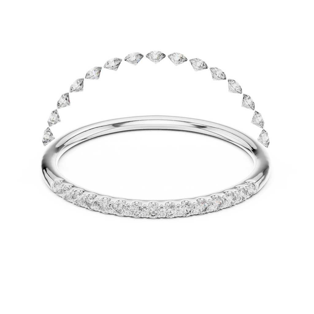 Golden Halo Diamond Ring