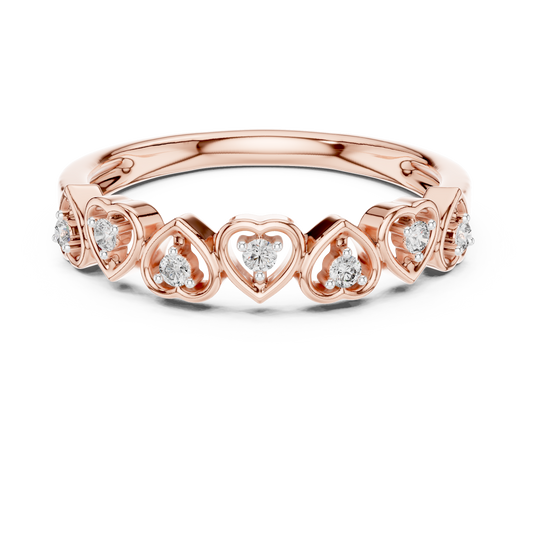 Elegant Love Spark Ring