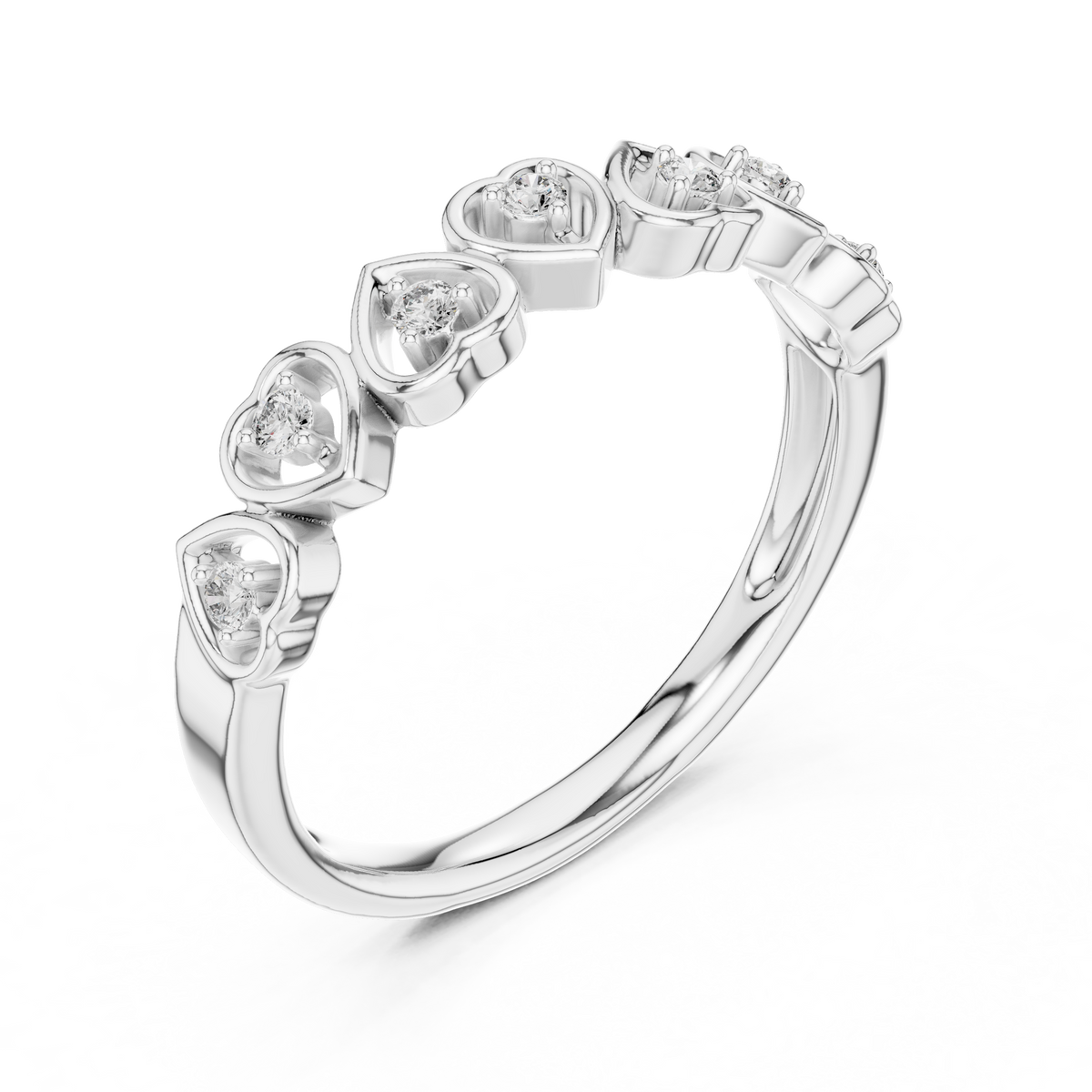 Elegant Love Spark Ring