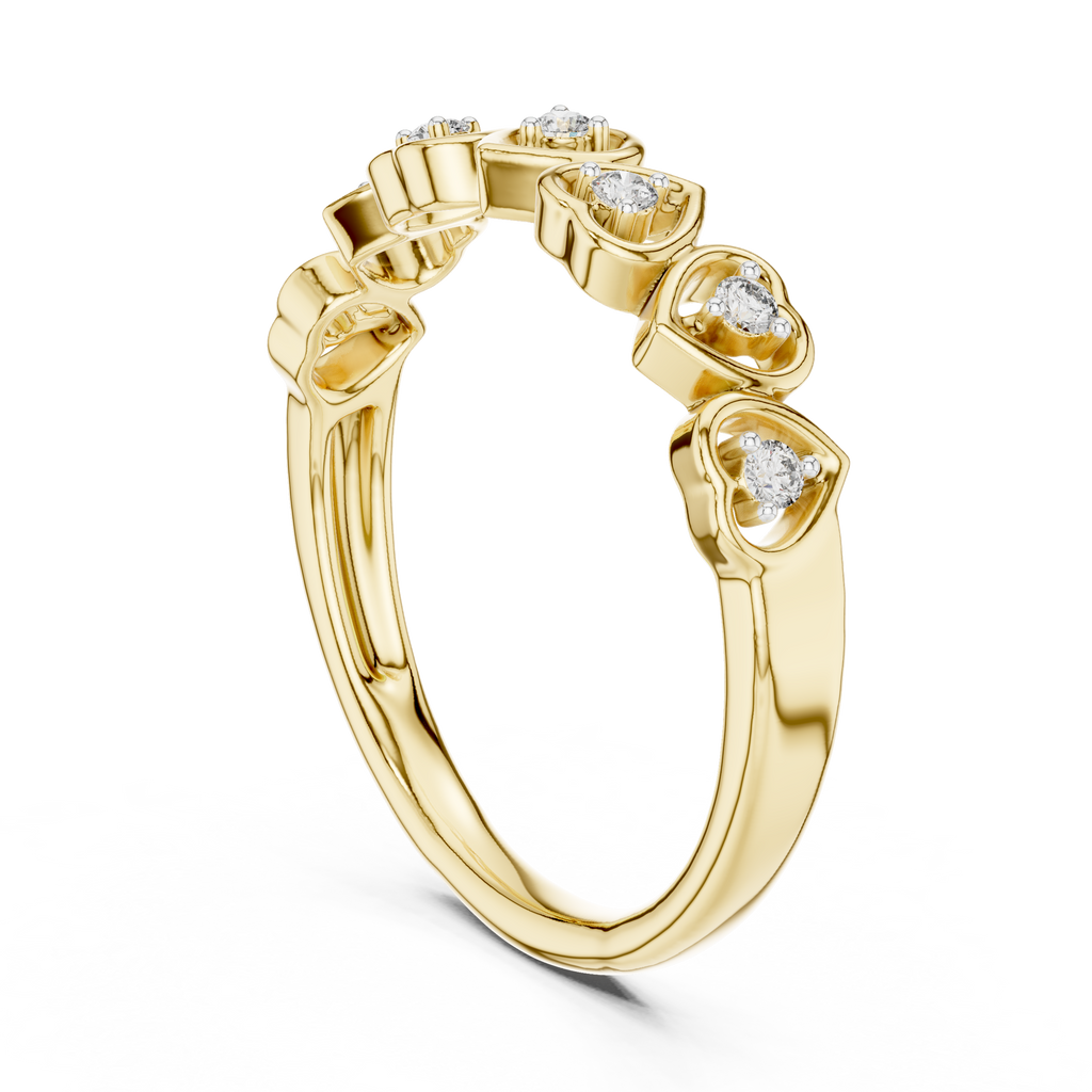 Elegant Love Spark Ring