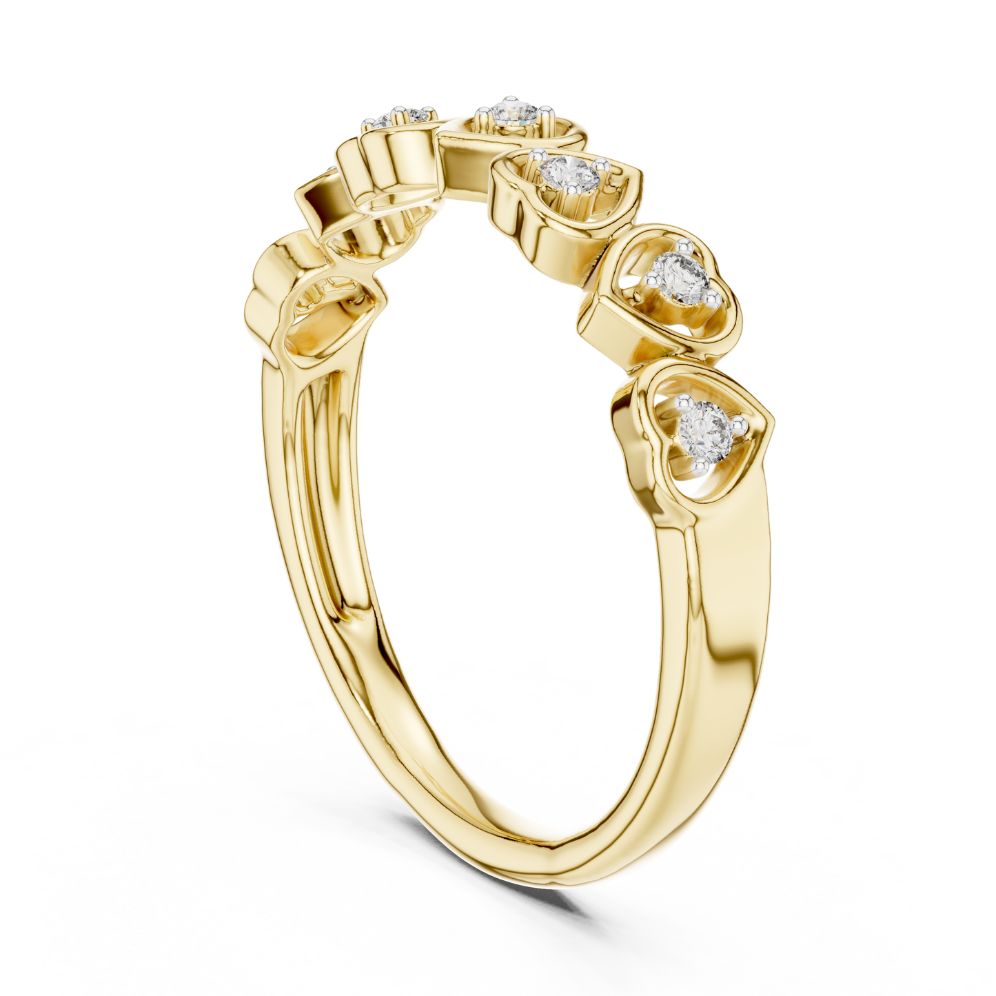 Elegant Love Spark Ring