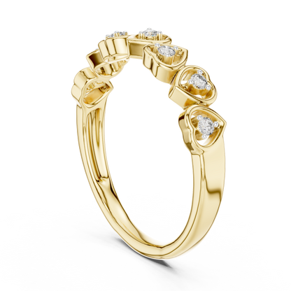 Elegant Love Spark Ring