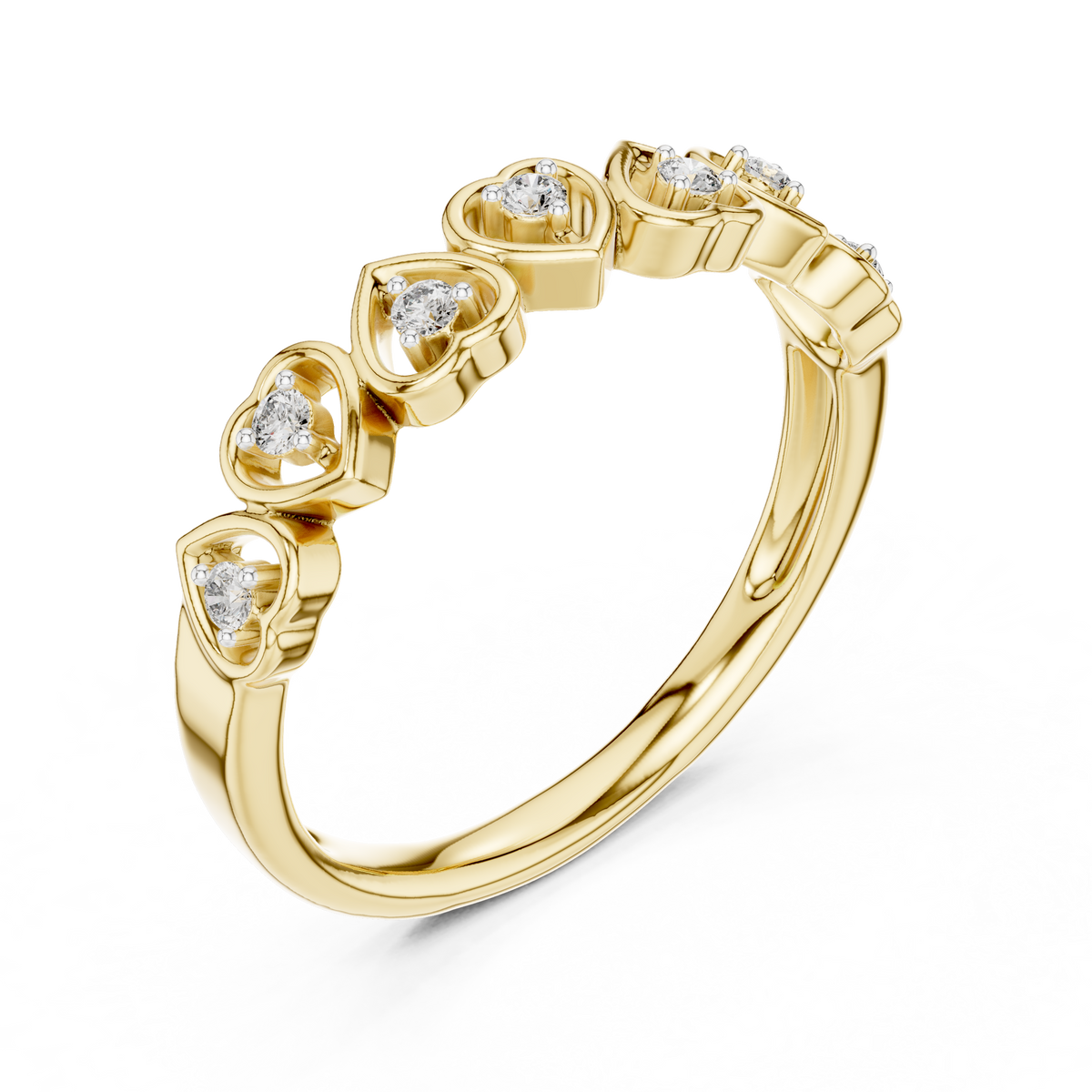 Elegant Love Spark Ring