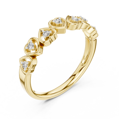 Elegant Love Spark Ring