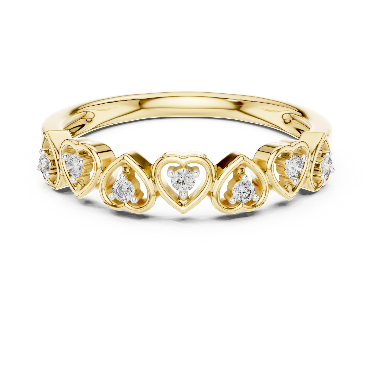 Elegant Love Spark Ring