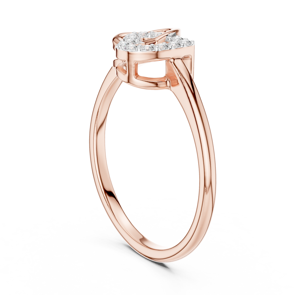 Romantic Diamond Link Ring – Luxury Fine Jewelry