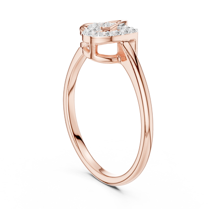 Romantic Diamond Link Ring – Luxury Fine Jewelry