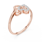 Romantic Diamond Link Ring – Luxury Fine Jewelry
