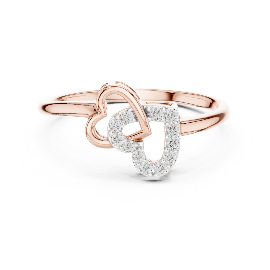 Romantic Diamond Link Ring – Luxury Fine Jewelry