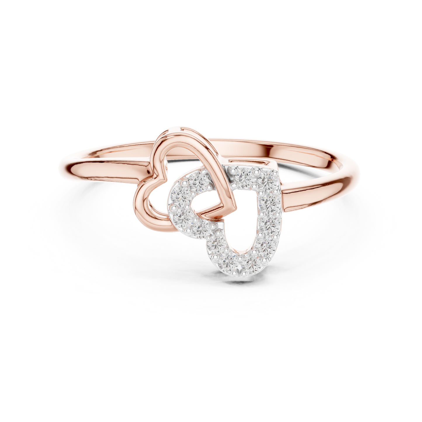 Romantic Diamond Link Ring – Luxury Fine Jewelry