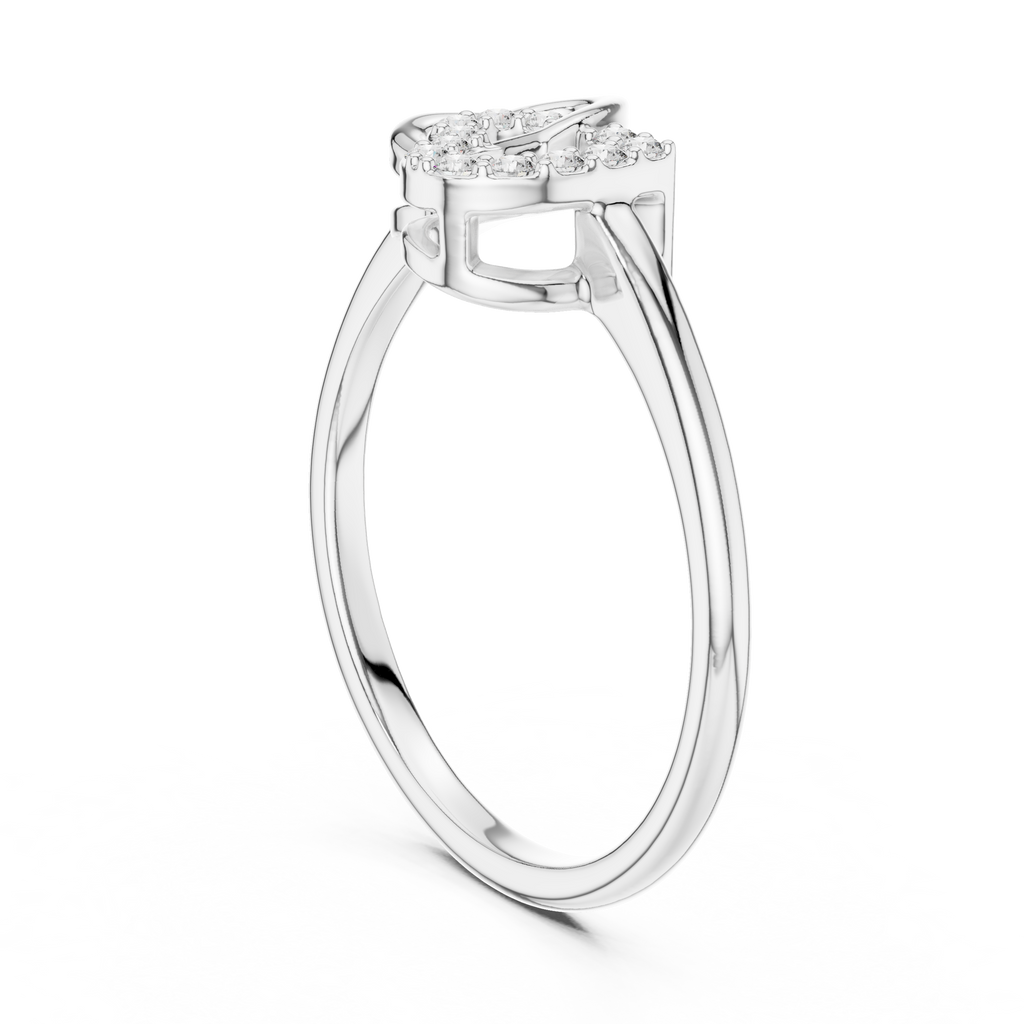 Romantic Diamond Link Ring – Luxury Fine Jewelry