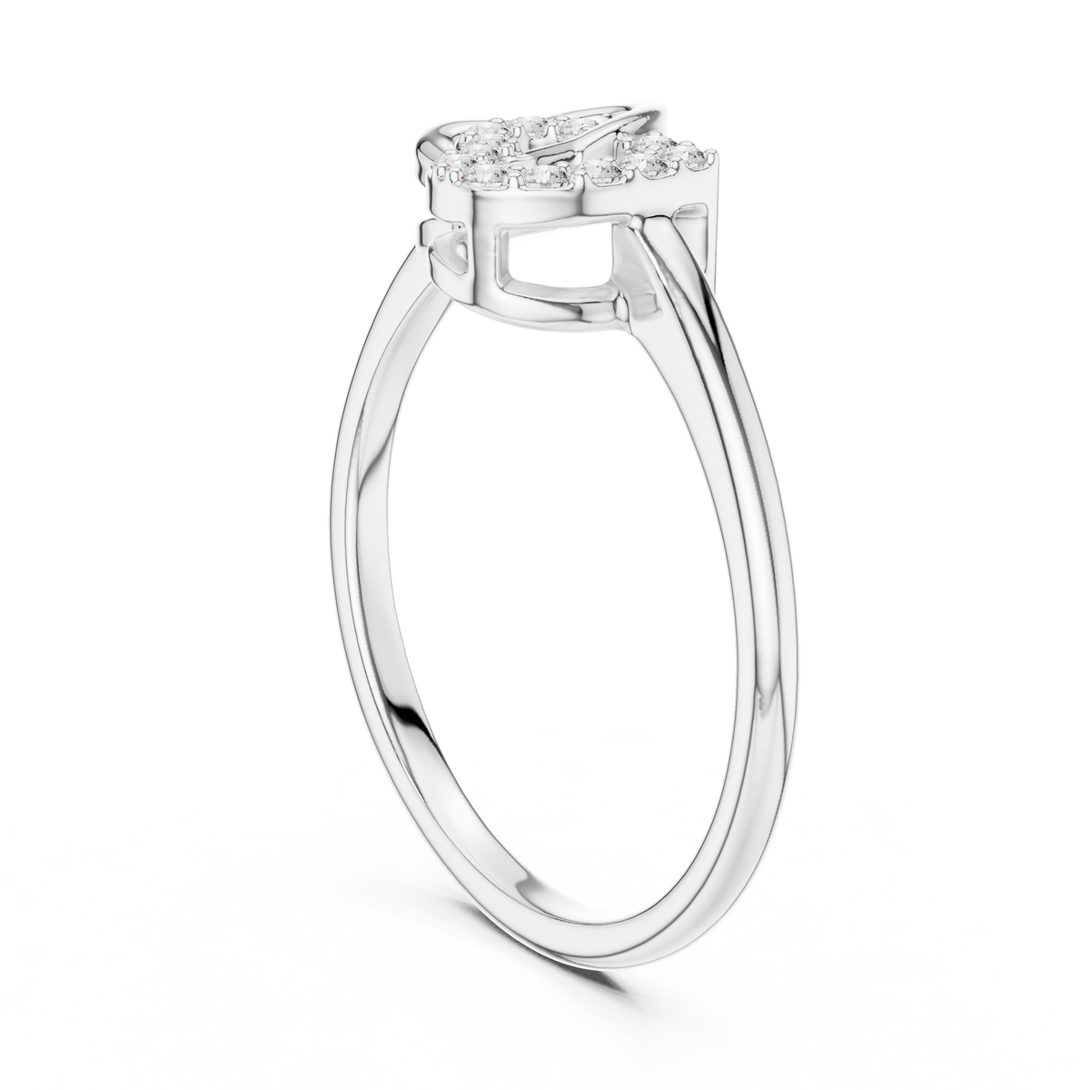 Romantic Diamond Link Ring – Luxury Fine Jewelry